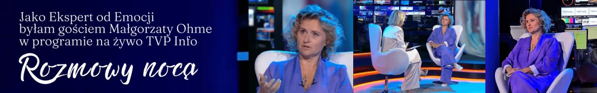 Beata Kaczor o emocjach dla TVP Info