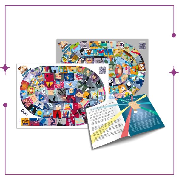 ZESTAW Plansza + Kursoprzewodnik do gry Odporni Mentalnie