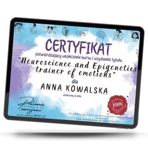 certyfikacja neuroscience and epigenetics trainer of emotions