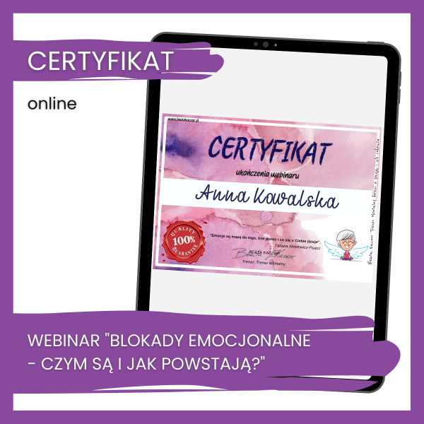 okładka kafelki na sklep certyfikat online