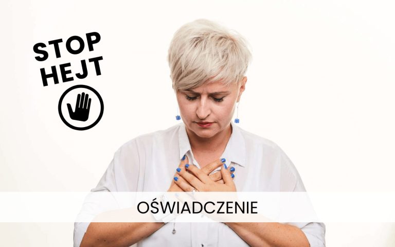 stop hejt oświadczenie